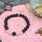 Preview: Diffusor Armband - Lavastein & Rosenquarz mit Elementen aus 925er Sterling Silber