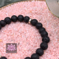 Preview: Diffusor Armband - Lavastein & Perlmutt mit Elementen aus 925er Sterling Silber
