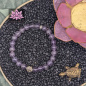Preview: Amethyst Mala Armband mit Unendlichem Knoten aus 925er Sterling Silber
