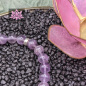 Preview: Amethyst Mala Armband mit Unendlichem Knoten aus 925er Sterling Silber