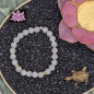 Preview: Perlmutt Mala Armband mit Elementen aus 925er Sterling Silber