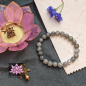 Preview: Labradorit mit Silber-Perle | 8mm