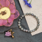 Preview: Labradorit mit Silber-Perle | 8mm