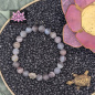 Preview: Matter Botswana Achat mit Lotusblüte aus 925er Sterling Silber