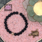 Preview: Matter Onyx mit Lotusblüte aus 925er Sterling Silber