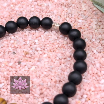 Matter Onyx mit mattem Tigerauge