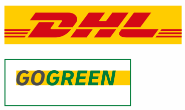 Versichert versendet mit DHL GoGreen